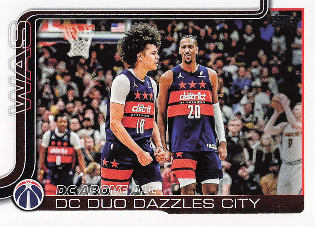 2025-26 Topps Basketball DC Above All: DC Duo Dazzles City #285