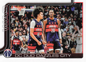 2025-26 Topps Basketball DC Above All: DC Duo Dazzles City #285