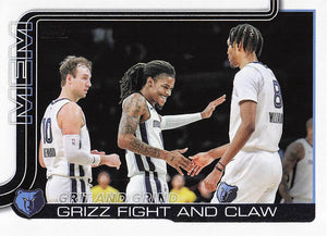 2025-26 Topps Basketball Grit and Grind: Grizz Fight and Claw #298