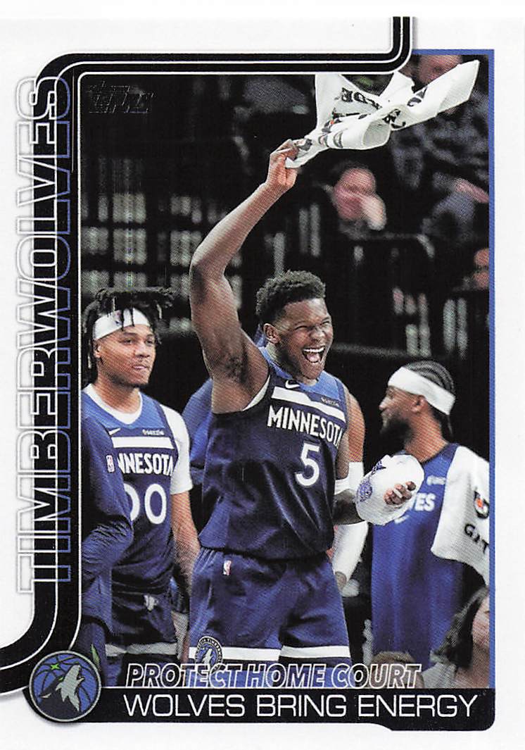 2025-26 Topps Basketball Protect Home Court: Wolves Bring Energy #287