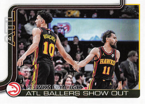 2025-26 Topps Basketball Hawks Fly High: ATL Ballers Show Out #282