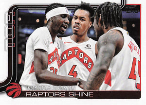 2025-26 Topps Basketball We The North: Raptors Shine #276