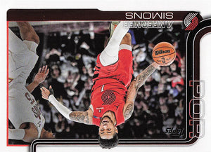 2025-26 Topps Basketball Anfernee Simons #123