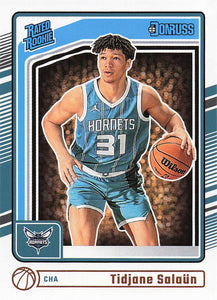 2024-25 Donruss Basketball Tidjane Salaun #229 Rookie