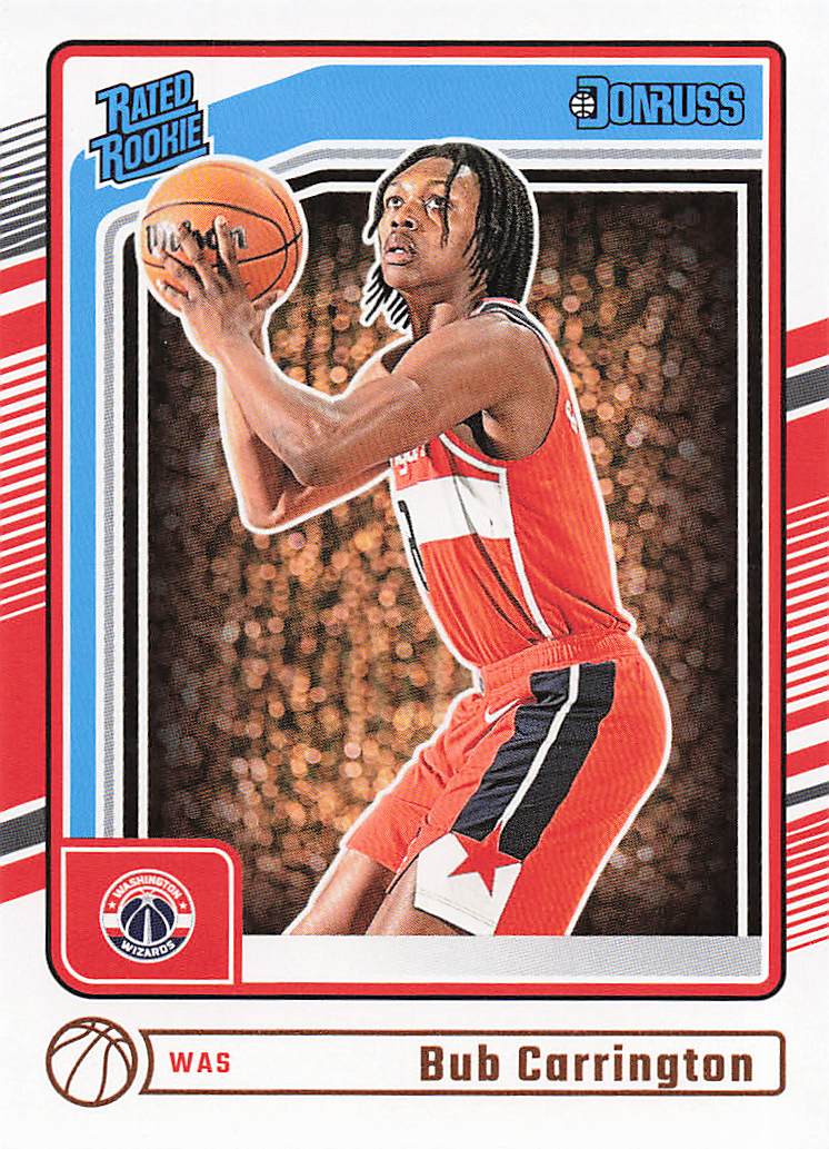 2024-25 Donruss Basketball Bub Carrington #220 Rookie