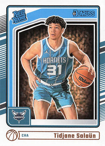 2024-25 Donruss Basketball Tidjane Salaun #229 Rookie
