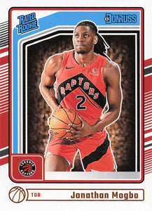2024-25 Donruss Basketball Jonathan Mogbo #209 Rookie