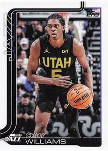 2025-26 Topps Basketball Cody Williams #130