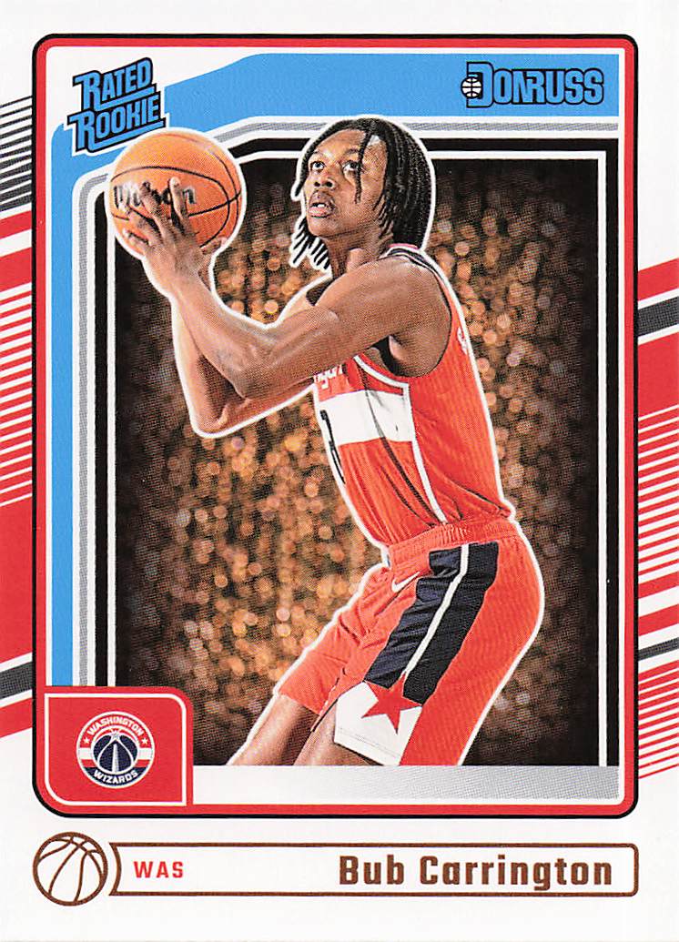 2024-25 Donruss Basketball Bub Carrington #220 Rookie
