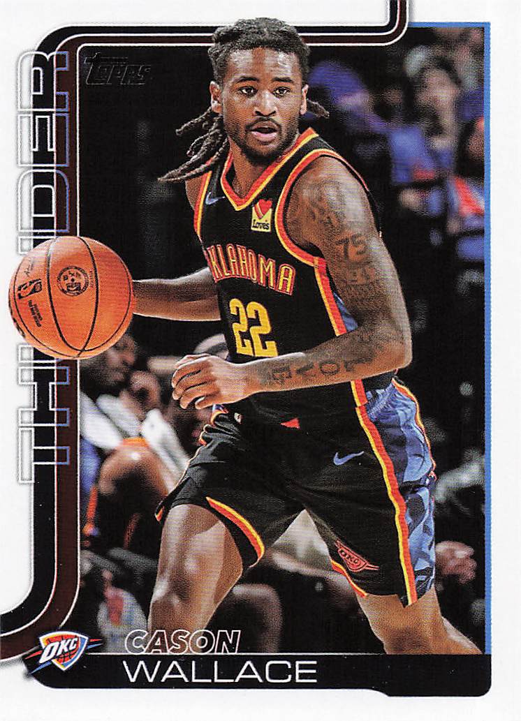 2025-26 Topps Basketball Cason Wallace #119