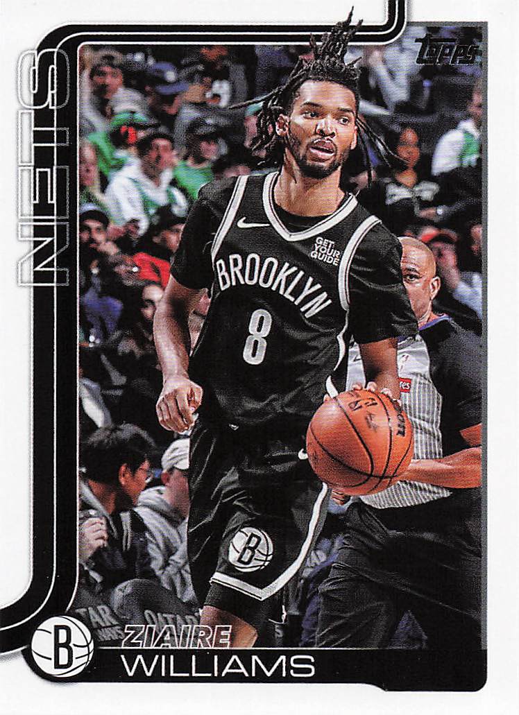 2025-26 Topps Basketball Ziaire Williams #9