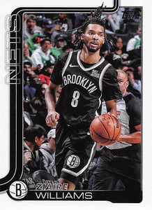 2025-26 Topps Basketball Ziaire Williams #9