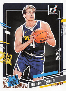 2023-24 Donruss Basketball Hunter Tyson #201 Rookie