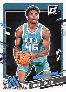 2023-24 Donruss Basketball James Nnaji #215 Rookie