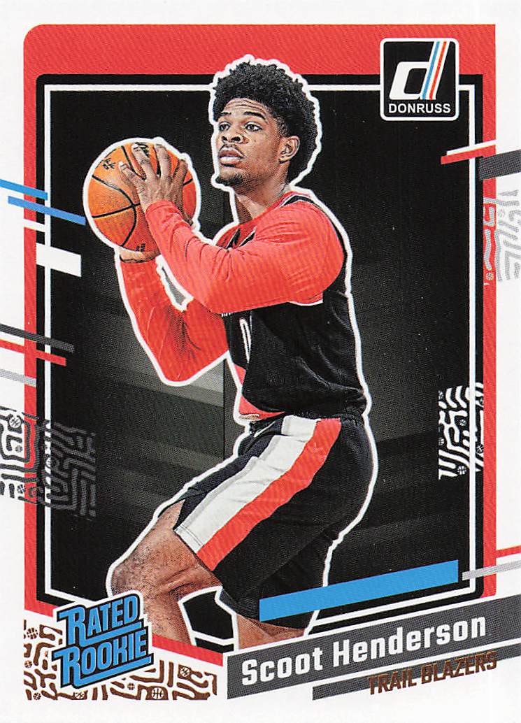 2023-24 Donruss Basketball Scoot Henderson #250 Rookie