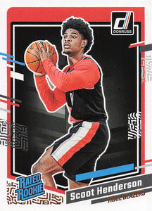 2023-24 Donruss Basketball Scoot Henderson #250 Rookie