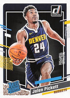 2023-24 Donruss Basketball Jalen Pickett #217 Rookie