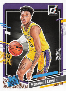 2023-24 Donruss Basketball Maxwell Lewis #235 Rookie