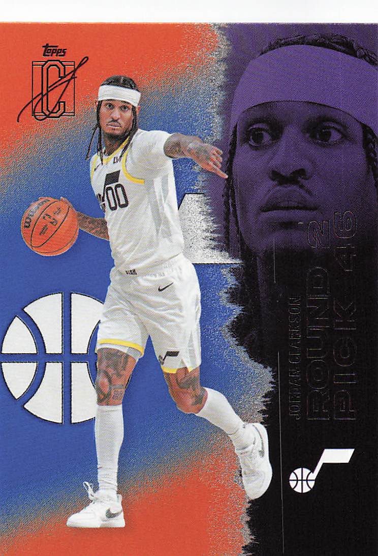 2025-26 Topps Signature Class Basketball Blue & Orange Jordan Clarkson #100