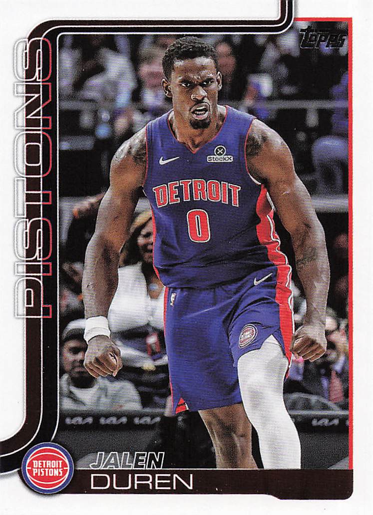 2025-26 Topps Basketball Jalen Duren #41