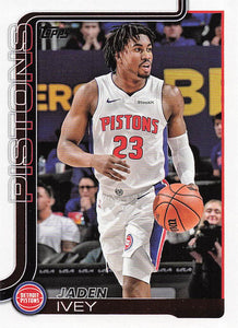 2025-26 Topps Basketball Jaden Ivey #45