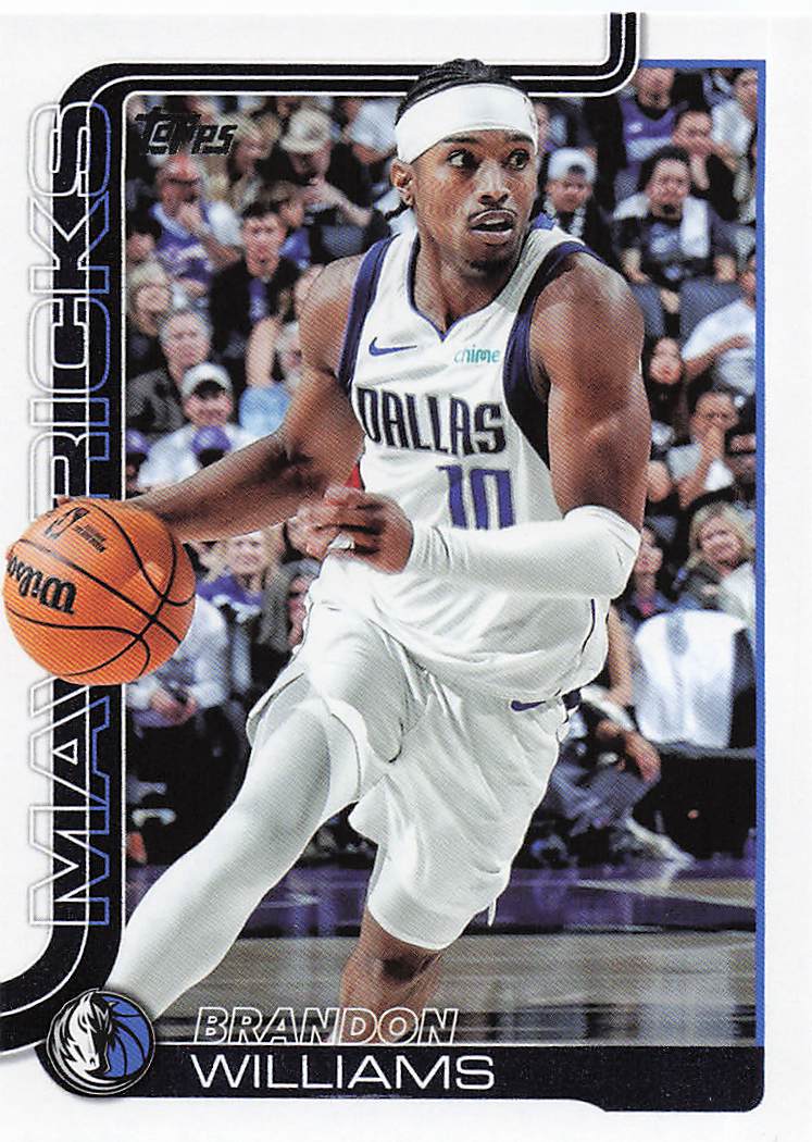 2025-26 Topps Basketball Brandon Williams #171