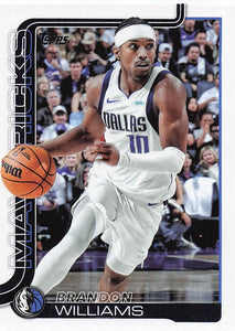2025-26 Topps Basketball Brandon Williams #171