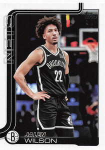 2025-26 Topps Basketball Jalen Wilson #12