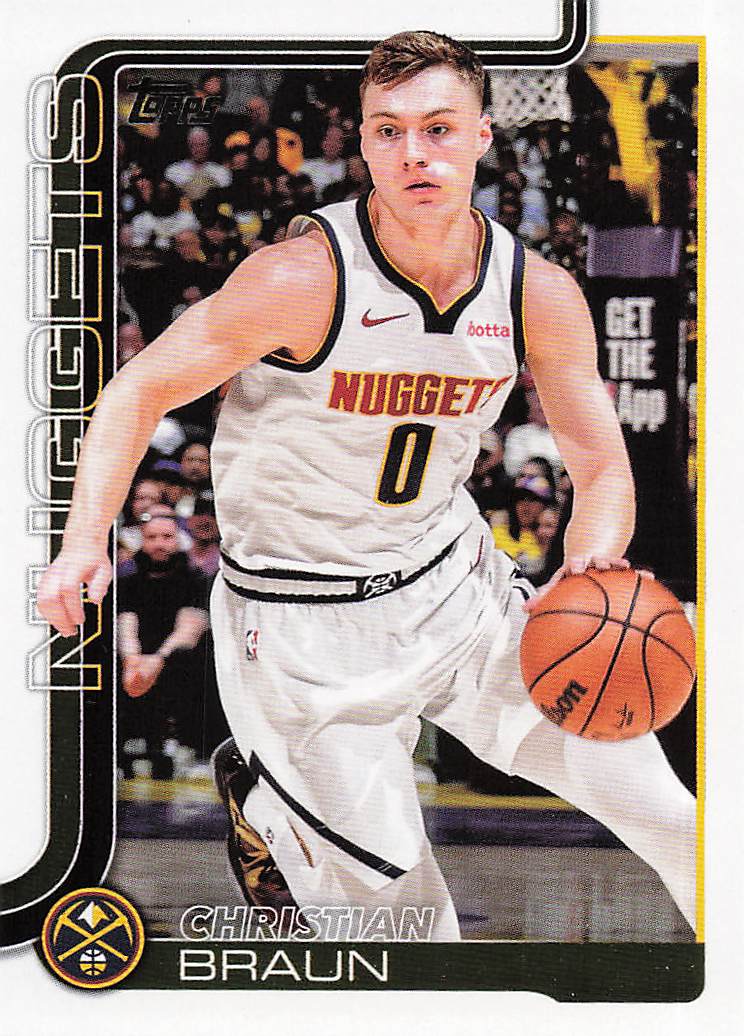 2025-26 Topps Basketball Christian Braun #102