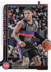 2025-26 Topps Basketball Marcus Sasser #46