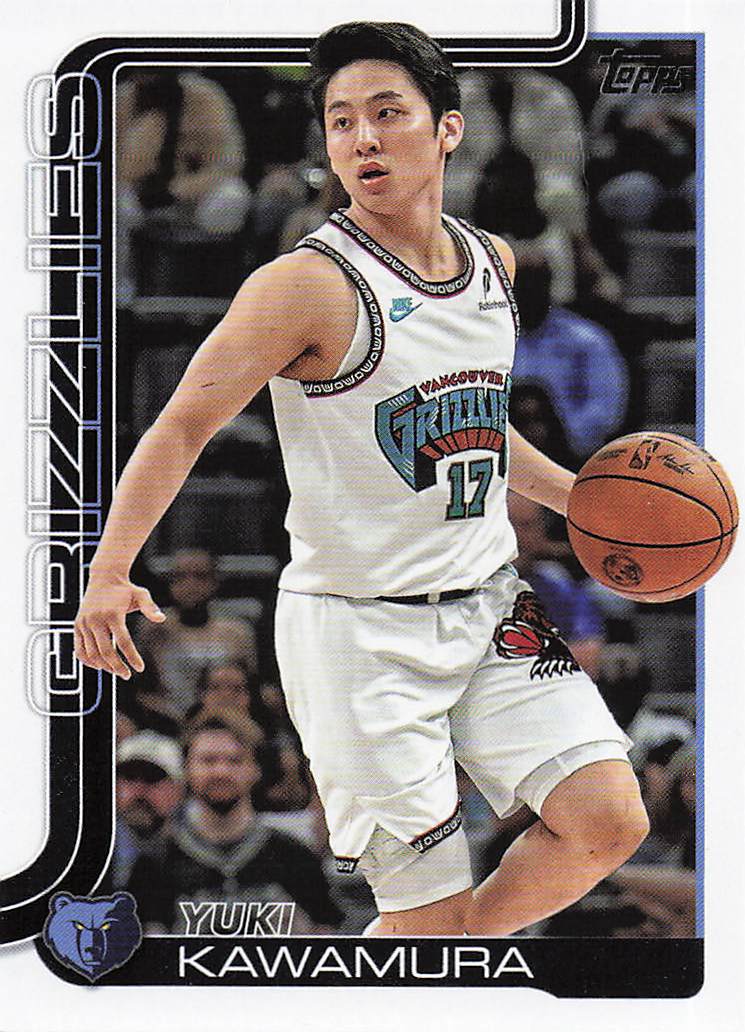 2025-26 Topps Basketball Yuki Kawamura #188