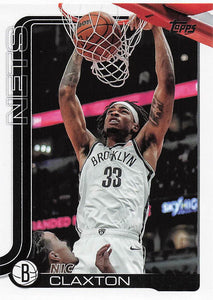 2025-26 Topps Basketball Nic Claxton #10