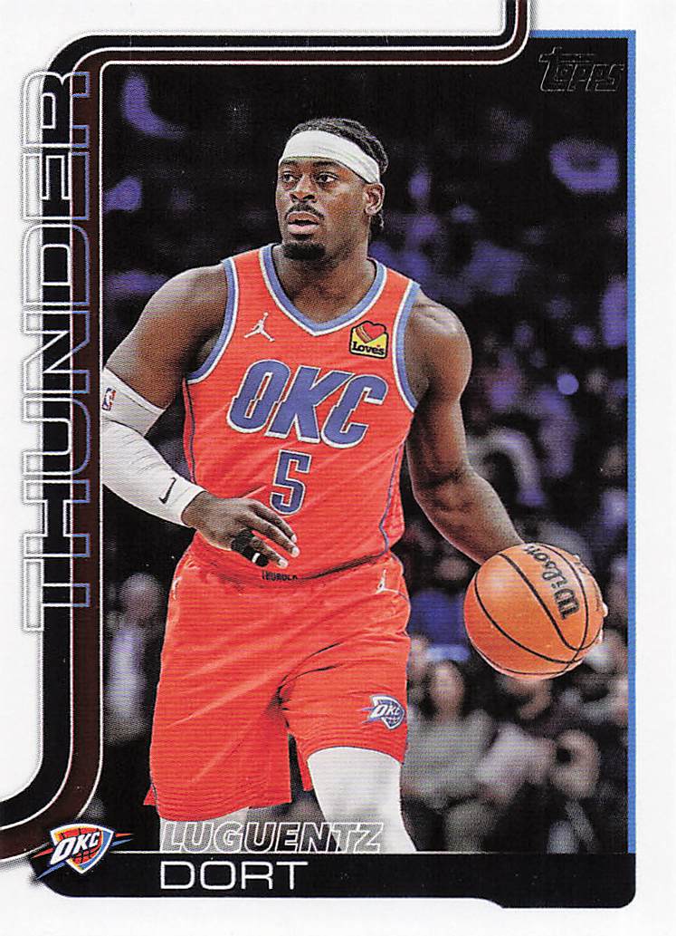 2025-26 Topps Basketball Luguentz Dort #117