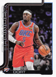 2025-26 Topps Basketball Luguentz Dort #117