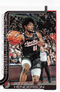 2025-26 Topps Basketball Scoot Henderson #122