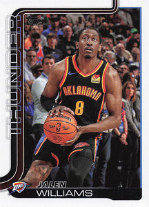 2025-26 Topps Basketball Jalen Williams #116