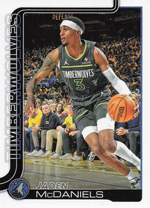 2025-26 Topps Basketball Jaden McDaniels #248