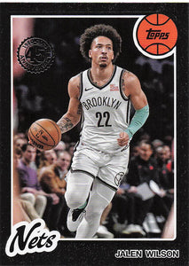 2025-26 Topps Basketball 1980-81 Topps Basketball Jalen Wilson #80BK-9