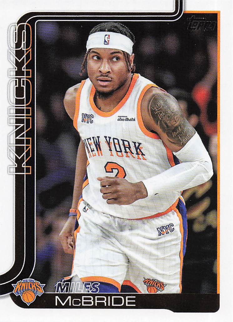 2025-26 Topps Basketball Miles McBride #17