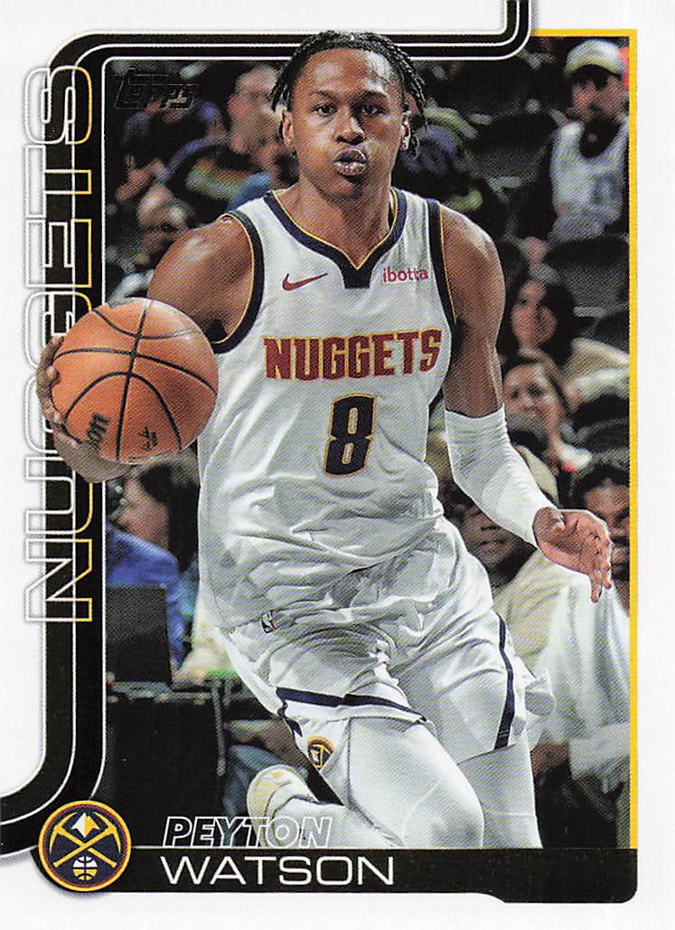 2025-26 Topps Basketball Peyton Watson #106