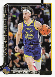 2025-26 Topps Basketball Brandin Podziemski #141