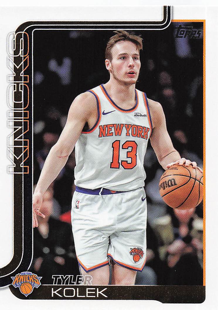 2025-26 Topps Basketball Tyler Kolek #20