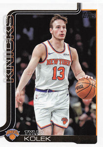 2025-26 Topps Basketball Tyler Kolek #20