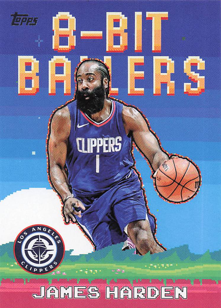 2025-26 Topps Basketball 8-Bit Ballers James Harden #8B-16