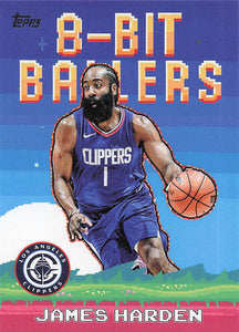 2025-26 Topps Basketball 8-Bit Ballers James Harden #8B-16
