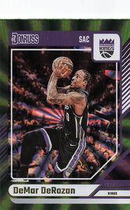 2024-25 Donruss Basketball Holo Green Laser DeMar DeRozan #53
