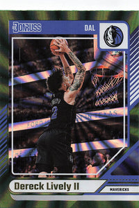 2024-25 Donruss Basketball Holo Green Laser Dereck Lively II #166