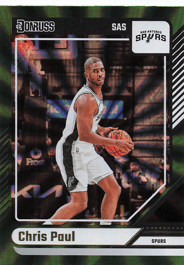 2024-25 Donruss Basketball Holo Green Laser Chris Paul #38