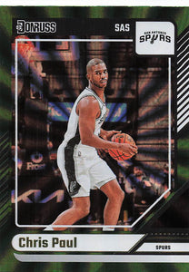 2024-25 Donruss Basketball Holo Green Laser Chris Paul #38