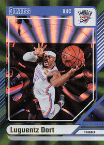 2024-25 Donruss Basketball Holo Green Laser Luguentz Dort #24